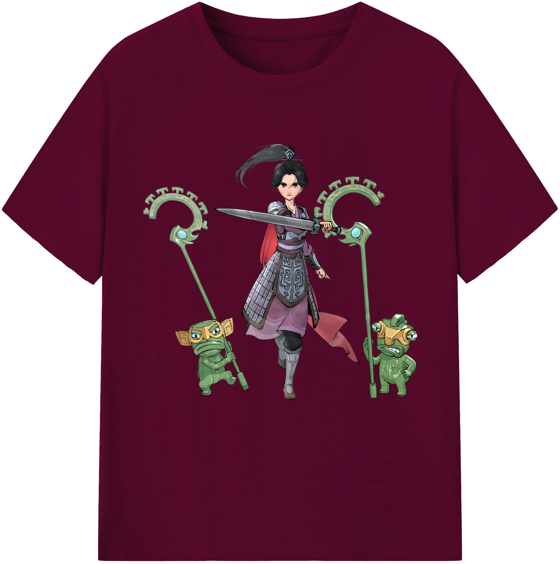 （画像用） Ne Zha 2 ナタ 魔童の大暴れ レディースカジュアルプリントTシャツ（綿100％）